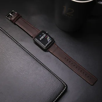 Primeren za Apple watch trak 40 mm za apple watch1/2/3/4/5/6/SE za iwatch band retro nori konj vzorec manšeta Kravje Usnje