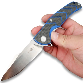 TWOSUN Noži 14C28N rezilo Zložljiva Žepni Nož taktično nož za Preživetje Nož za kampiranje, lov na prostem orodje EOS Hitro Odpreti TS201