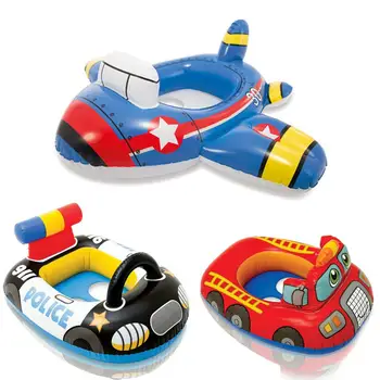 Napihljivi vodni avto Float Sedež Čoln Baby Bazen Swim Obroč za Plavanje Varen Splav Otroci plavanje čoln dojenčki