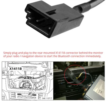 Biurlink Za BMW E39 E46 E53 X5 16:9 NAVI CD Player Original USB, AUX Zamenjavo Vtičnice 3Pin AUX 4Pin Krog USB Kabel Pas