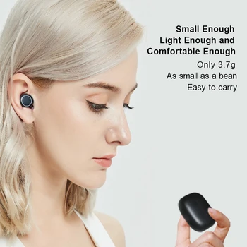 Mornlex MT05 TWS Bluetooth 5.0 Slušalke Stereo Brezžična Gumb nadzor šumov Iger na srečo Športne Vodotesne Slušalke