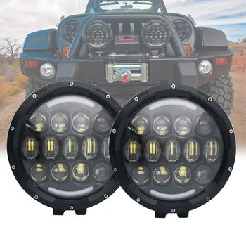 Visoka kakovost 7 palčni 105W Krog LED delovna Lučka Hi Low Snopa Žarometov Za Jeep 4x4 Offroad Tovornjak Vlačilec ATV SUV svetlobni pramen.