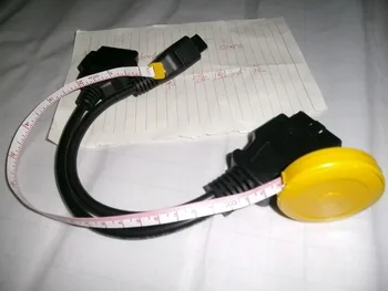 OBD II kabel 16 Pin OBD 2 Splitter Adapter Kabel Podaljšek, Moški Dvojni Ženski Y Priključek obd2 razširjeni vmesnik line