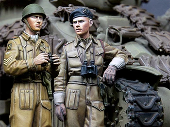 1/35 Smolo Slika Model Kompleti WW2 Britanski Vojaki Nesestavljeni unpainted