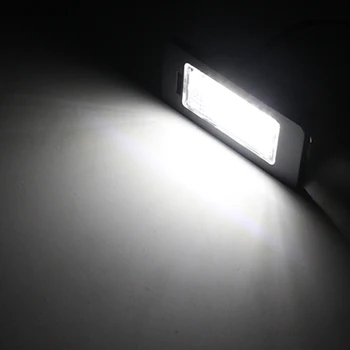 2X Avto LED 24SMD registrske Tablice Svetlobe Število Ploščo Svetilka 12V za Skoda Fabia Odlično Yeti
