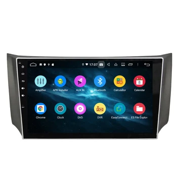 Vgrajen DSP Android 9.0 Avto DVD predvajalnik, GPS GLONSS Navigacija Za Nissan sylphy Sentra pulsar 2012-2017 auto večpredstavnostna stereo