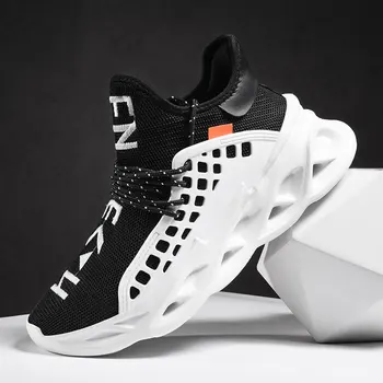 Novi Lahki Čevlji za Moške Dihanje Človek Superge Prostem Oblazinjenje Atletika Šport Jogging Čevlji Zapatillas Size46