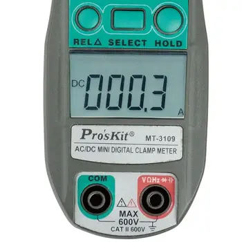 Objemka Meter ProsKit MT-3109 AC DC Trenutno Digitalni Multimeter Trenutno Frekvenco Kapacitivnost Test Meter Električna Ročna Orodja