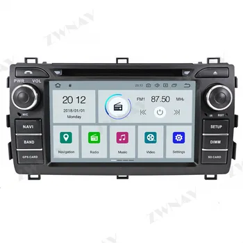 Carplay Android BT Zaslon Avto, GPS Navigacija Za Toyota Auris 2013 Auto Radio Audio Stereo Multimedijski Predvajalnik, Vodja Enote