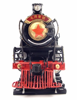 Kovanega železa vintage model Stari Kitajski vlak, okraski, darila, obrti Starinsko klasično dekoracijo ali darilo za rojstni dan
