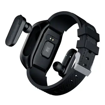 S300 Smartwatch 2v1 Bluetooth Slušalke Smart Watch Srčnega utripa Srce Fitnes Tracker Sport Pazi Za Huawei Telefon Xiaomi