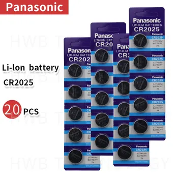20pcs blagovne znamke za PANASONIC cr2025 ECR2025 BR2025 DL2025 KCR2025 LM2025 3v gumb celice kovanec litijeve baterije za gledanje
