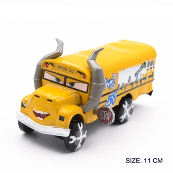1:55 Disney Pixar Cars 3 Slušalke Strela McQueen Mack Prikolico Glavo Tovornjak Za Igrače Chick Hicks Modela Avtomobila Igrače Fant Božično Darilo