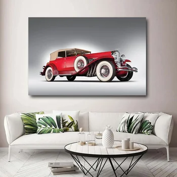 Wall Art Doma Dekoracijo Platna Slike Bentley Luksuzni Vintage Avto Slike HD Natisne Sodobnih Modularno Plakat Za dnevno Sobo
