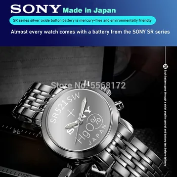 50pcs Sony Prvotne 379 SR521SW D379 SR63 V379 AG0 Watch Baterija Gumb gumbaste, ki NA JAPONSKEM Prvotne blagovne Znamke