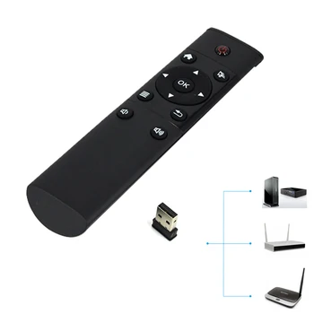 USB sprejemnik Brezžični Daljinski upravljalnik FM4 Čarobno 2.4 G RF univerzalno Pametni daljinski upravljalnik za Android TV Box TV-Ključ Mini PC #s