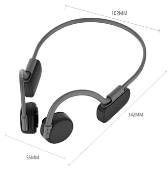 Novi Bluetooth 5.0 brezžični sweatproof nepremočljiva kostne prevodnosti slušalke prostem športne slušalke, prostoročno, slušalke