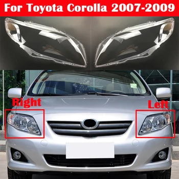 Spredaj Avto Zaščitna Stekla Žarometov Pokrovček Objektiva Odtenek Shell Auto Pregledna Luč Ohišje Luči Za Toyota Corolla 2007-2009