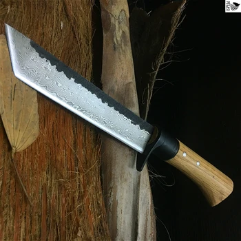 Ročno kovanje z visoko trdoto majhen nož naravnost področju preživetje potapljaški nož self-defense zbirka nož darila na prostem