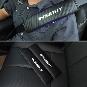 2PCS PU Reflektivni Avto varnostnega pasu ramen Blazine Varno Pasom Sedeža Kritje Za Honda Insight Avto Styling avtomobilski Deli