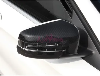 Za Mercedes Benz AMG Razred W176 A45 Obdobje 2013-2018 Avto Styling Ogljikovih Vlaken Barvne Strani Ogledalo Prekrivni Pogled od Zadaj Pokrov Dodatki