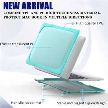 Nov Laptop Primeru Za Apple Macbook Air Pro Retina 11 12 13 15 16 palčni Prenosnik Torba Za leto 2020 Novo Air Pro 13.3 A2251 A2289 A2179+darilo
