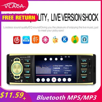 VCACA 4.1 Palčni Avto Multimedijski Predvajalnik, Bluetooth Avto MP5 predvajalnik, FM/AUX/TF/USB MP5 predvajalnik Zvoka avtoradia Auto MP3 Radio Stereo
