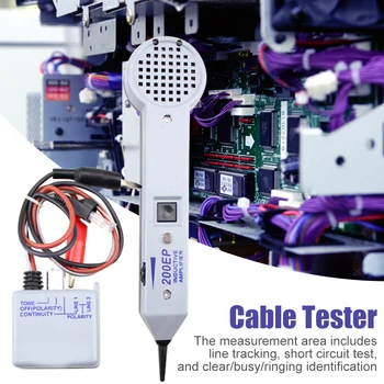 200EP Ton Generator Kit Cable Tester Sledilnikov Plastičnih Prenosnih Žice Tracker Doma Skladu Finder Praktično Induktivna Ojačevalnik