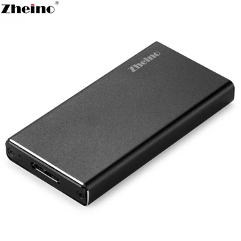 Zheino Mini Msata za USB 3.0, SSD Ohišje Aluminijasto Zunanje Ohišje Za Msata/Pol Velikost SSD