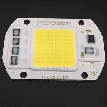 10pcs LED COB Sijalko 20W 30W 50 W Pravi 110V AC 220V IP65 Smart IC DIY LED Žarnice Poplav Svetlobe Pozornosti Za Projektorje Voznik Svetlobe