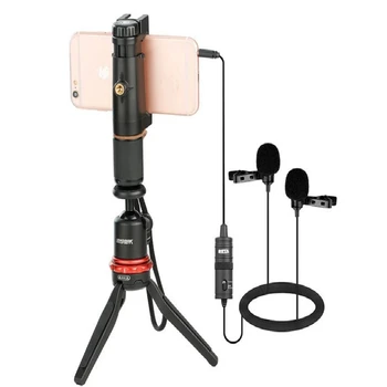 BOYA S-M1DM M1 LM10 Avdio Video Zapis Lavalier Mikrofon Posnetek Na Mic za pametni telefon DSLR fotoaparat Podcast Kamera Snemalnik
