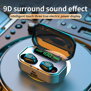 2020 Najnovejše Brezžične Slušalke TWS Bluetooth 5.0 Brezžične Slušalke Tek Šport Vodotesne Slušalke Čepkov S Polnjenjem Polje