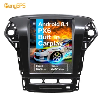 Avto Multimedijski Predvajalnik Za Ford Mondeo MK4 2011 - 2013 Android Radio Stereo Audio (Stereo zvok autoradio GPS Navi Glavo enoto Tesla Zaslon na Dotik