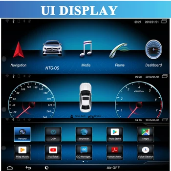 Bonroad Avto gps radio Android 10 Za Mercedes benz C razred W204 2011-multimedijski predvajalnik, wifi, bluetooth, Navigacija NTG 4.5