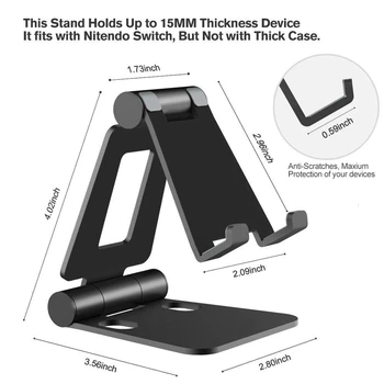 Multifunkcijski Kovinski Vrtljiv Telefon Stojalo za Sansung Xiaomi Huawei Namizni Mobilni Telefon Nosilec Vesa za iPhone 7 8 XS