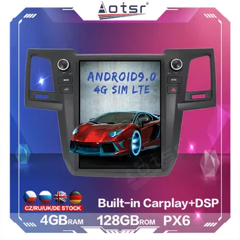 128GB Tesla Slog Android Večpredstavnostna Avto Radijska Igra Za Toyota Fortuner 2007 - Avto Player, GPS Navigacija DSP Carplay 4G KARTICE