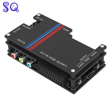 OSSC HDMI Pretvornik Komplet za Retro Igre Konzole PS1 2 polje Sega Atari Nintendo,NAS Plug Dodaj EU Adapter