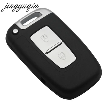 Jinyuqin Vstop brez ključa Fob Primeru, Primerni Za Hyundai Genesis Coupe Sonata Equus Veloster 2 Gumbi Daljinskega Smart Key Card Lupini
