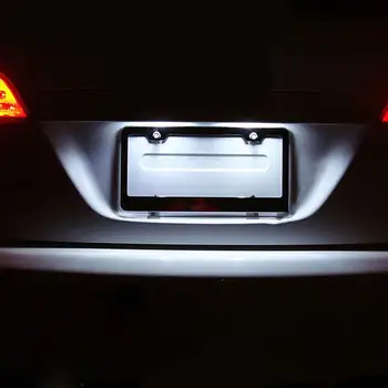 21pcs Za BMW E46 LED Bela Kupola Festoon Avto Svetlobe CANBUS Napak C5W LED Lučka Auto Žarnica Notranja Luč 12V