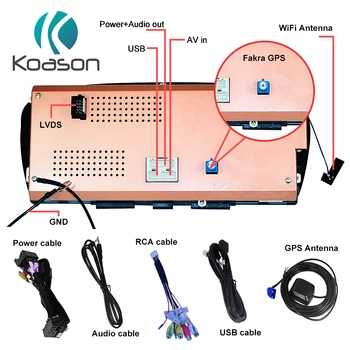 Koason Android 8.1 avtoradio, predvajalnik za BMW Serije 5 E60 E61 E63 E64 Serije 3 E90 E91 E92 CIC sistem GPS Navigacija