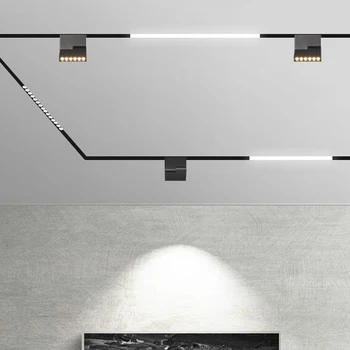 2020 Novo Št glavni svetlobe dekoracijo ustvarjalnih magnetnih okova aluminija stropni vgradni začasno LED mount magnet luči