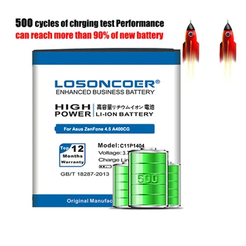 LOSONCOER 3500mAh C11P1404 Visoke Kakovosti Baterija Za Asus ZenFone 4.5 ZenFone4.5 Baterije Baterije A450CG