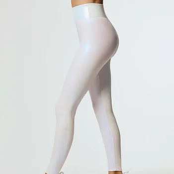 NORMOV Nove Ženske Barvita Flash Dokolenke Visoko Pasu Push Up Fitnes Legging Seksi Elastična Trdno Potisnite Navzgor Leggins Ženski Slim