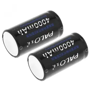 4pcs/veliko PALO 4000 mah 1,2 V C/Velikost baterije za polnjenje Ni-MH z Nizko Self Razrešnico za Gospodinjstvo Svetilka / bojler