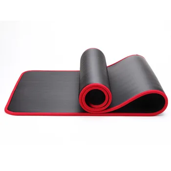 10 mm-Non-slip Joga Mat 183x61cm NBR Fitnes, Telovadnice Športne Pilates Blazine Preproga Edge pokriva Trganje Odporni Joga Mat