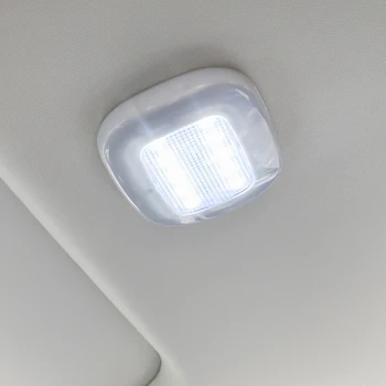 FORAUTO Avto Branje Svetlobe Bela Trunk Lučka za Polnjenje po vmesniku USB Auto Notranje Svetlobe, 10 LED Streho Vozila Stropne Svetilke Magnet Dome Luč