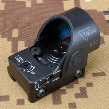 Mini RMR SRO Red Dot Področje Pogled Airsoft / Lov Reflex Sight fit 20 mm Weaver Železniškega Za Collimator Glock / Puška