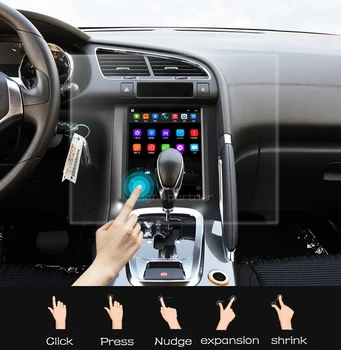 10.4 palca Velik Zaslon Navpičnem Avto android dvd Za Peugeot 3008 2009-2013 GPS Navigacijski Sistem Stereo Bluetooth auto radio