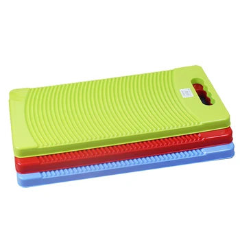 Plastični Pravokotnik Washboard Pranje Perila Odbor 50 cm dolgo, rdeča, zelena, modra naključno
