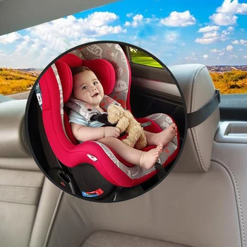 17*17 cm Baby Avto Ogledalo Varnost Avtomobilov Pogled Nazaj, Sedež, Ogledalo Otroka Sooča Zadaj Ward Dojenčka, za Nego Kvadratnih Varnosti Otroci Monitor